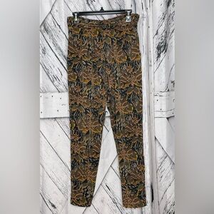 Anthropologie Elevenses Pattern Pull On Pants XS